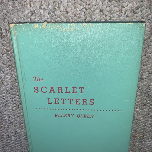 The Scarlet Letters by Ellery Queen (1953 Hardcover DJ) Book Club Edition - Picture 9 of 9